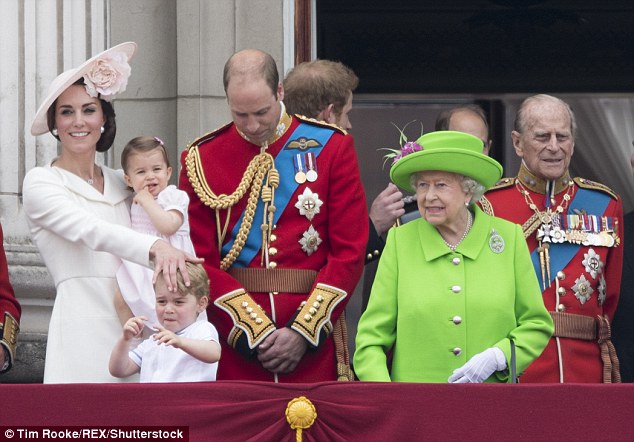 Like most toddlers Prince George had trouble staying still amidst all the excitement 